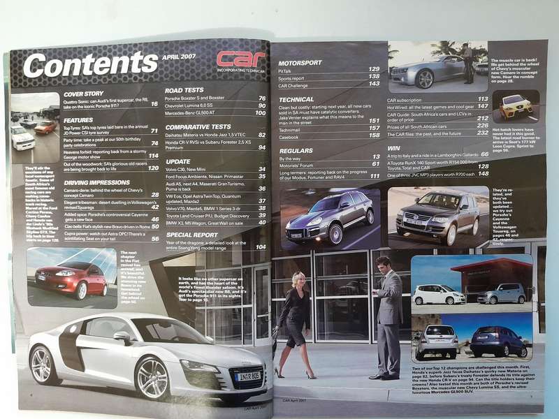 CAR MAGAZINE - March 2007 and April 2007.