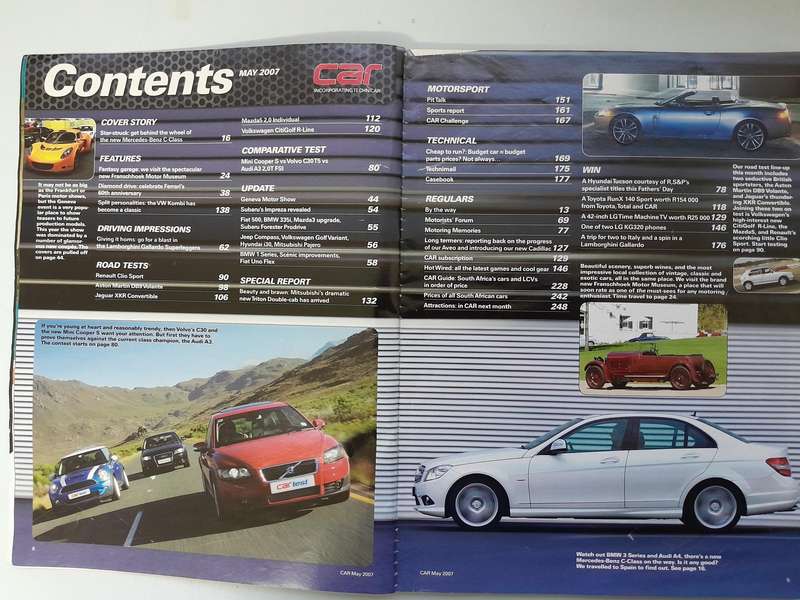 CAR MAGAZINE - May 2007 and June 2007.