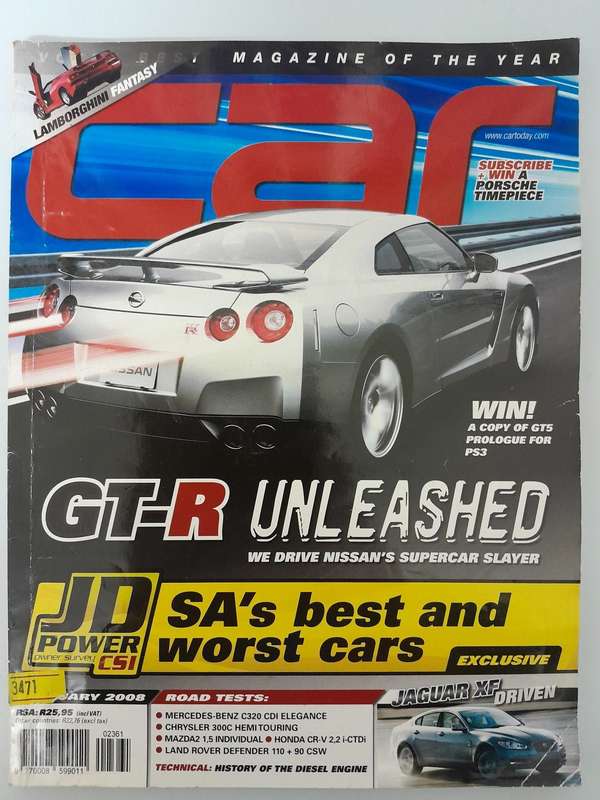 CAR MAGAZINE - February 2008.