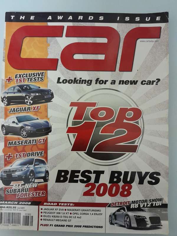 CAR MAGAZINES - March 2008 and April 2008.