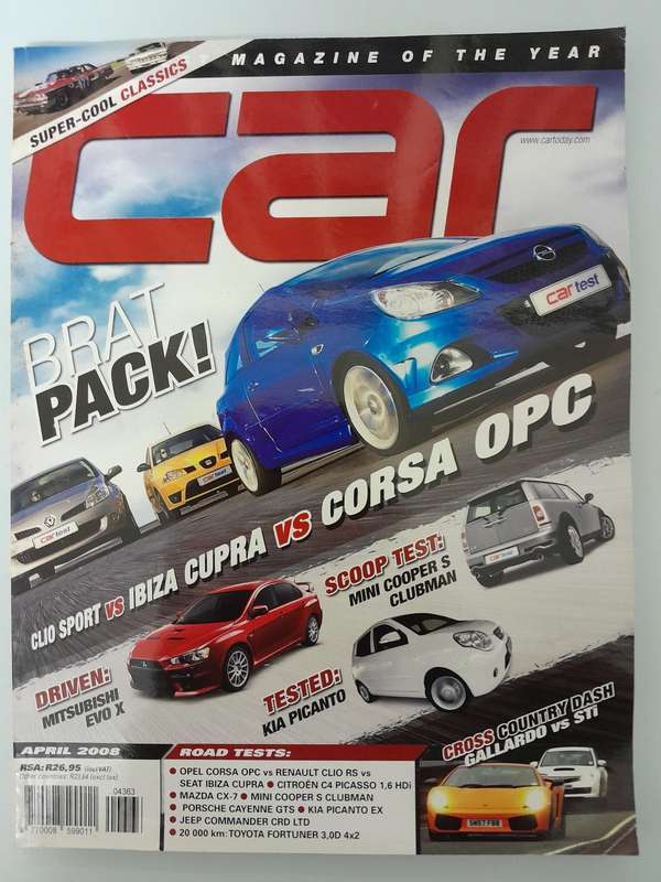 CAR MAGAZINES - March 2008 and April 2008.