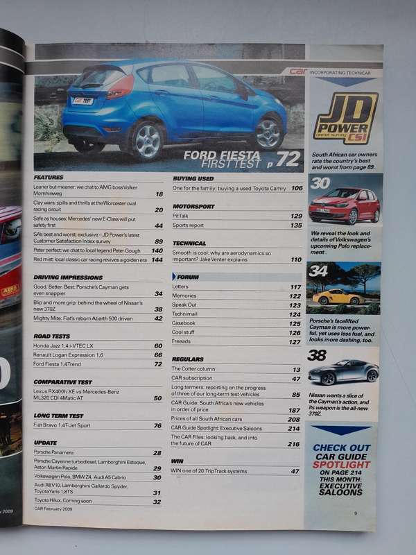 CAR MAGAZINE - December 2007 and February 2009.