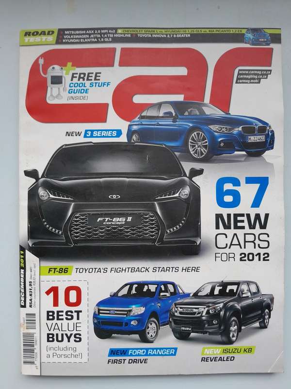 CAR MAGAZINE - November 2011 and December 2011.