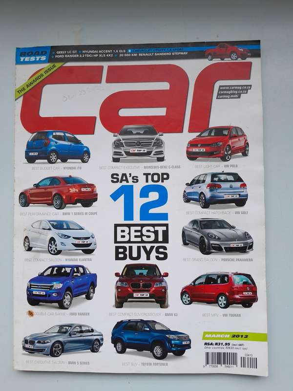 CAR MAGAZINE - March 2012.