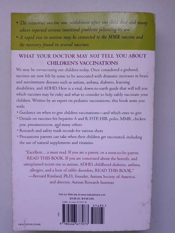 What Your Doctor may not tell you about Children's Vaccinations - Stephanie Cave.