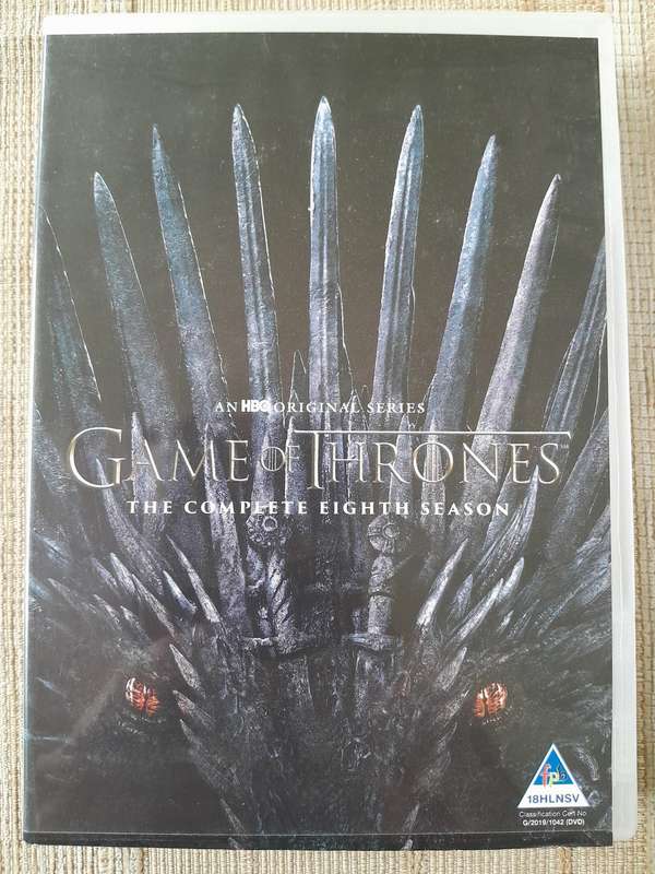 GAME OF THRONES DVD'S - ALL SEASONS (1 TO 8)
