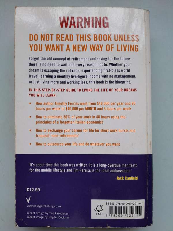 THE 4-HOUR WORK WEEK - Timothy Ferriss