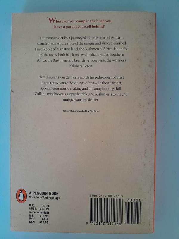 The Lost World of the Kalahari - Laurens van der Post.