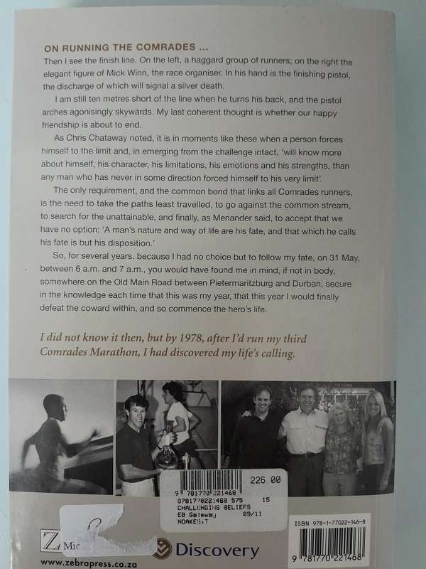 Challenging Beliefs - Memoirs of a career. - Tim Noakes.