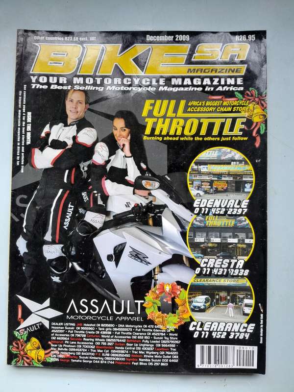 BIKE SA MAGAZINE - December 2008 and December 2009.