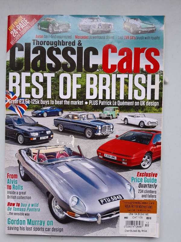Thoroughbred & Classic Cars - December 2019 and October 2023.