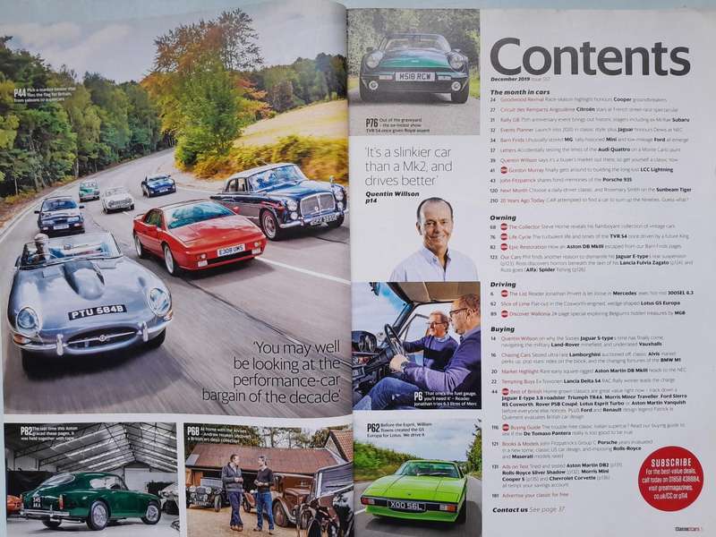 Thoroughbred & Classic Cars - December 2019 and October 2023.