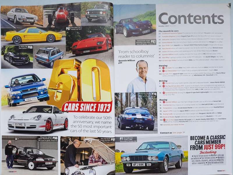 Thoroughbred & Classic Cars - December 2019 and October 2023.