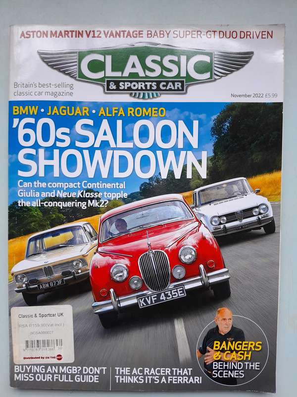 CLASSIC & SPORTS CAR - MAY 2022 and NOVEMBER 2022.