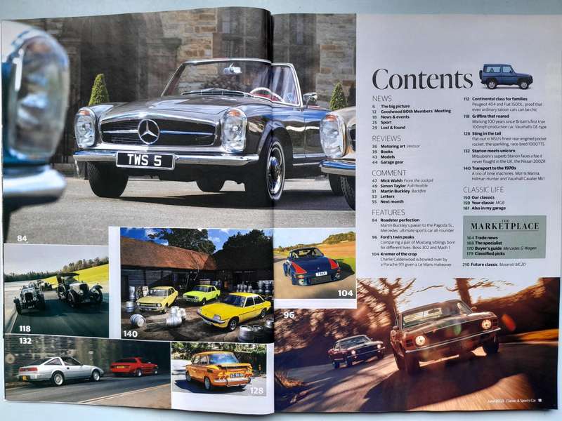 CLASSIC & SPORTS CAR - JUNE 2023 and AUGUST 2023.