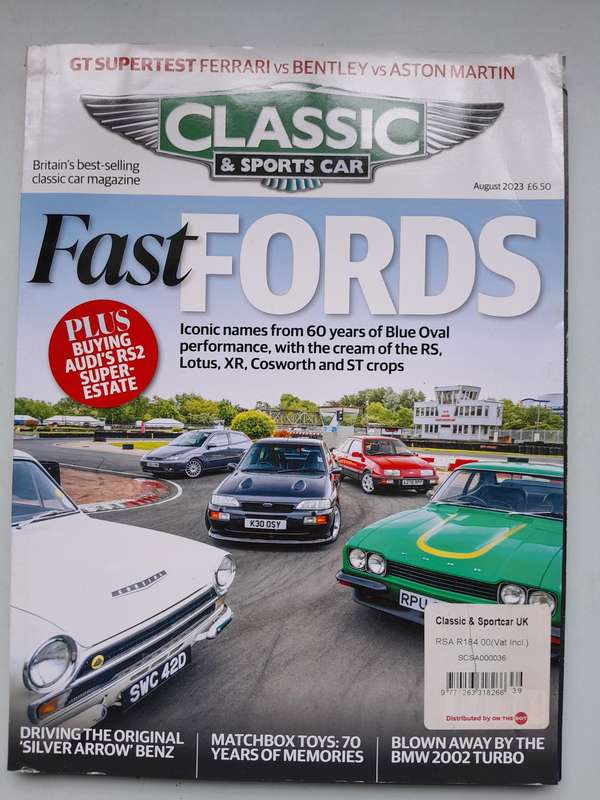 CLASSIC & SPORTS CAR - JUNE 2023 and AUGUST 2023.