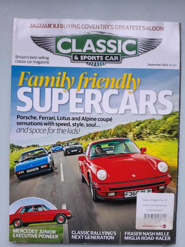 CLASSIC & SPORTS CAR - October 2023 and September 2023. ( Featuring South Africa's BMW 530 MLE.)