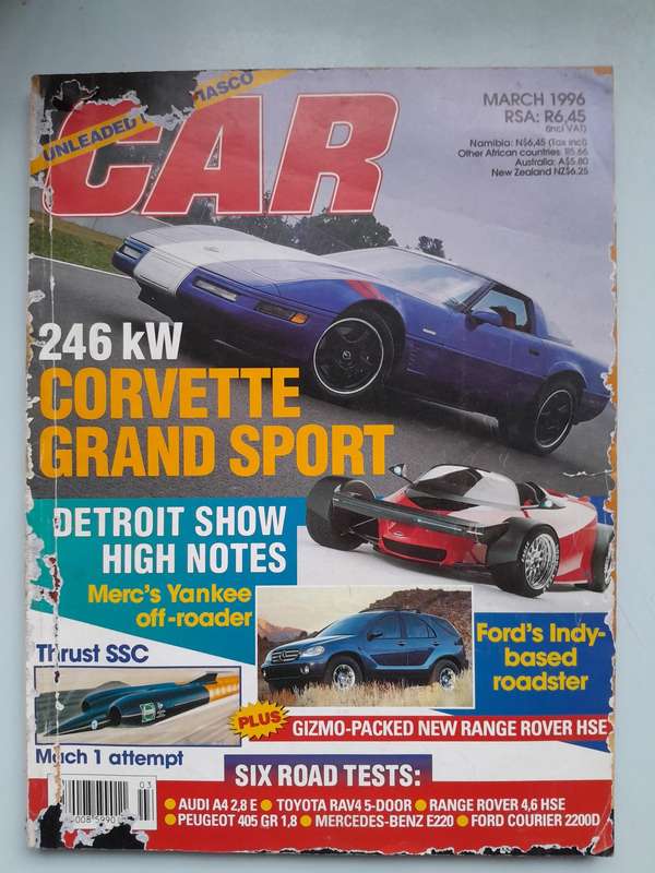 CAR MAGAZINE March 1996, CLASSIC CAR AFRICA August 2019 and CLASSIC CARS November 2024.
