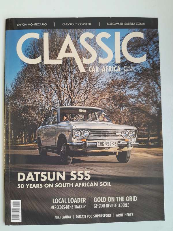 CAR MAGAZINE March 1996, CLASSIC CAR AFRICA August 2019 and CLASSIC CARS November 2024.