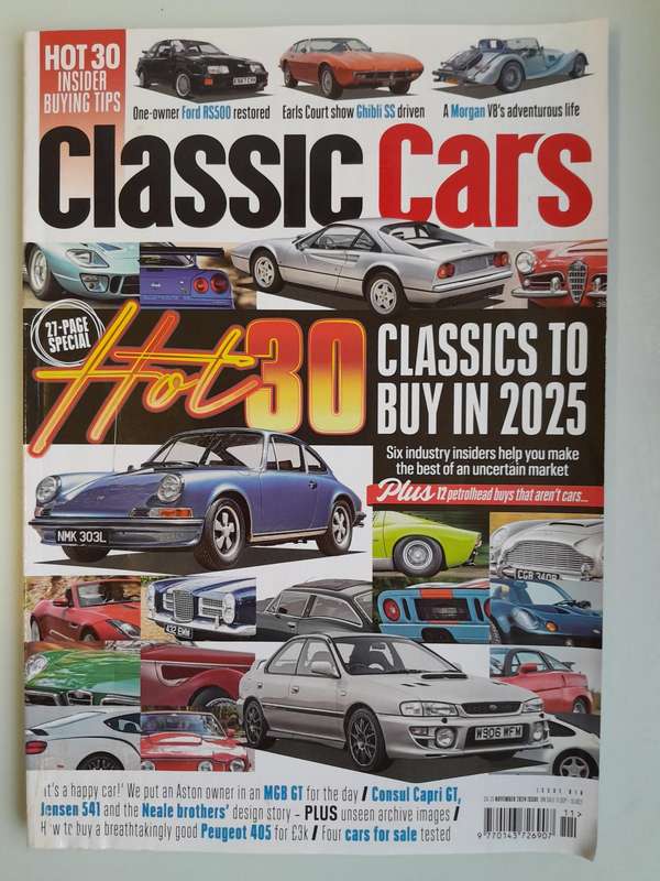 CAR MAGAZINE March 1996, CLASSIC CAR AFRICA August 2019 and CLASSIC CARS November 2024.