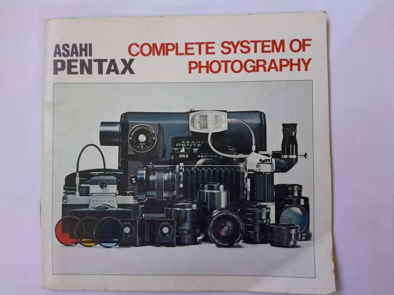 ASAHI PENTAX - Complete System of Photography and SP1000 Camera owners manual.