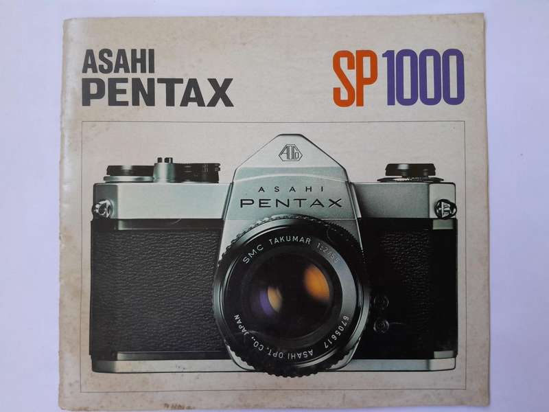 ASAHI PENTAX - Complete System of Photography and SP1000 Camera owners manual.
