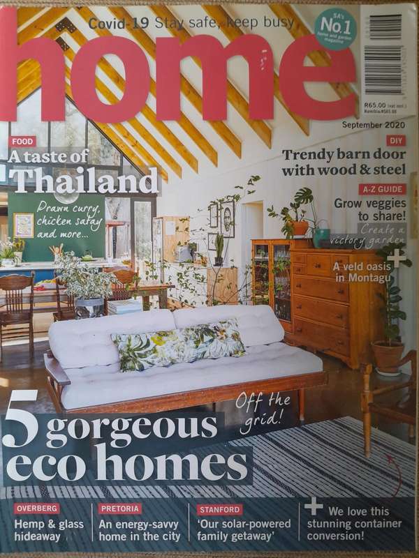 HOME MAGAZINE - June 2010, August 2020, September 2020, October 2020 and June 2021.