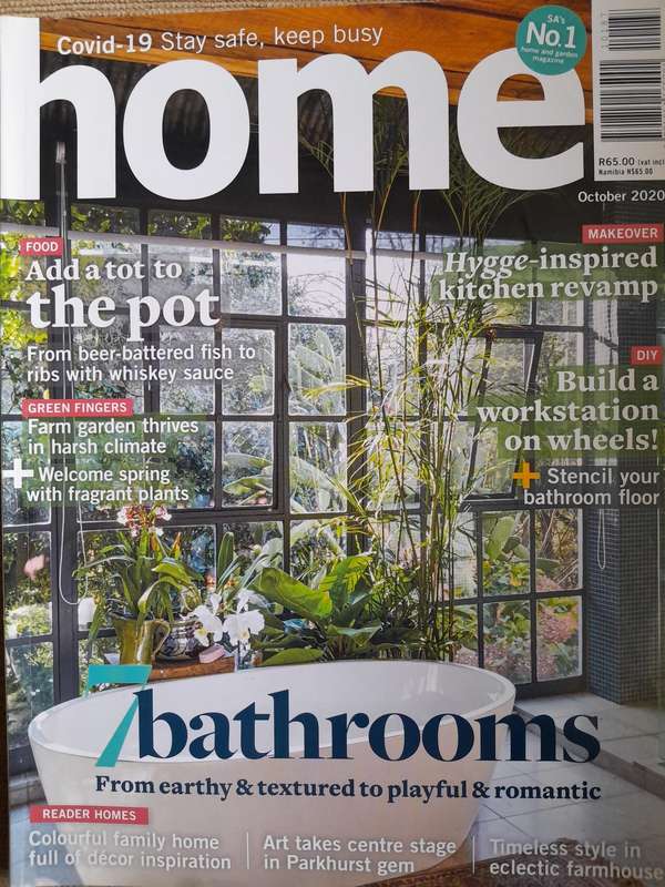 HOME MAGAZINE - June 2010, August 2020, September 2020, October 2020 and June 2021.