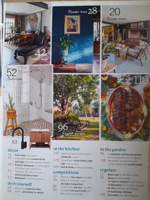 HOME MAGAZINE - June 2010, August 2020, September 2020, October 2020 and June 2021.