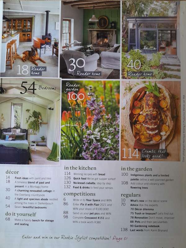 HOME MAGAZINE - June 2010, August 2020, September 2020, October 2020 and June 2021.