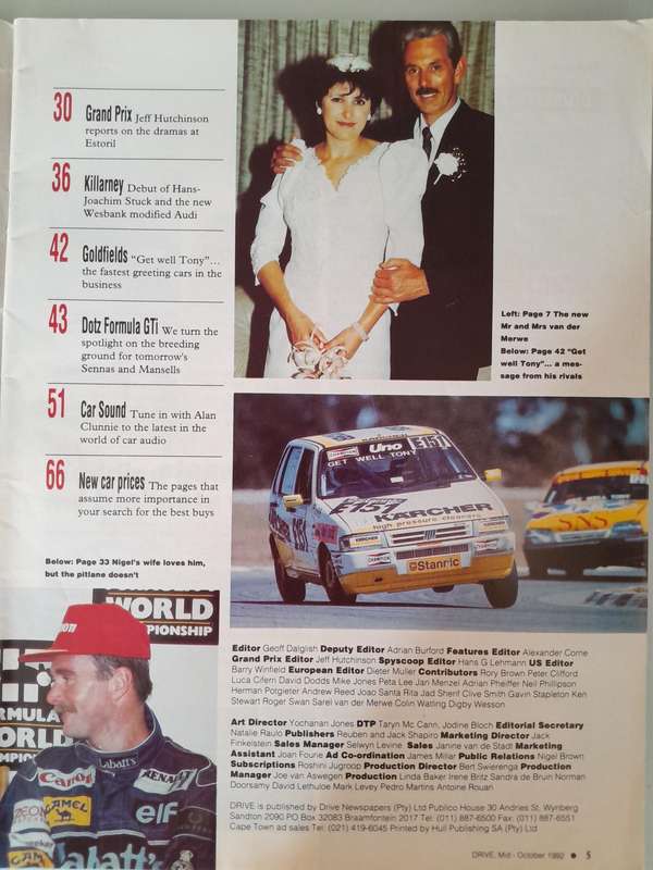 DRIVE - September 1992 and October 1992