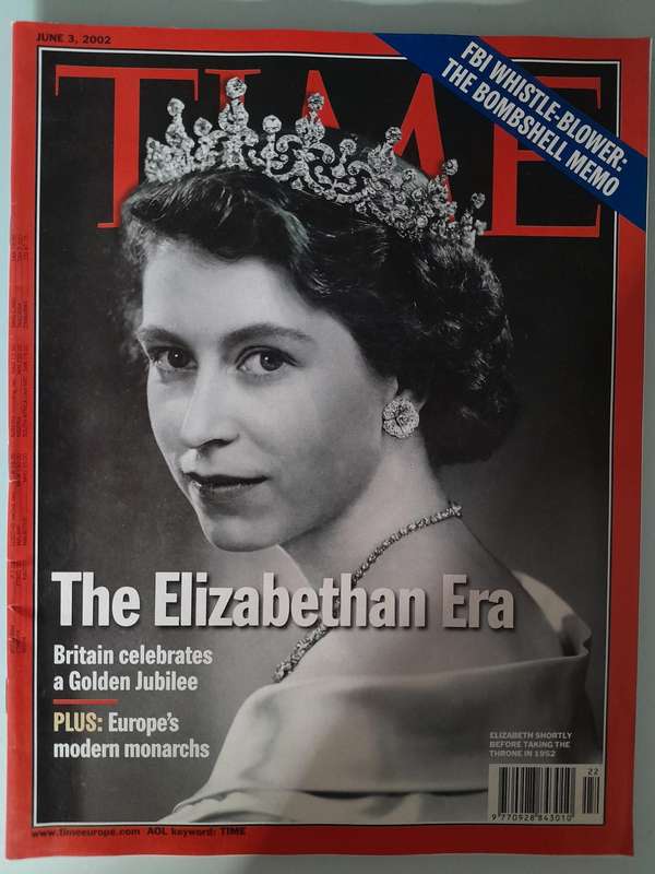 TIME MAGAZINE-3 ROYAL ISSUES-Queen Elizabeth and King Charles.(Jun 3 2002, Sep 26 2022+May 29 2023.