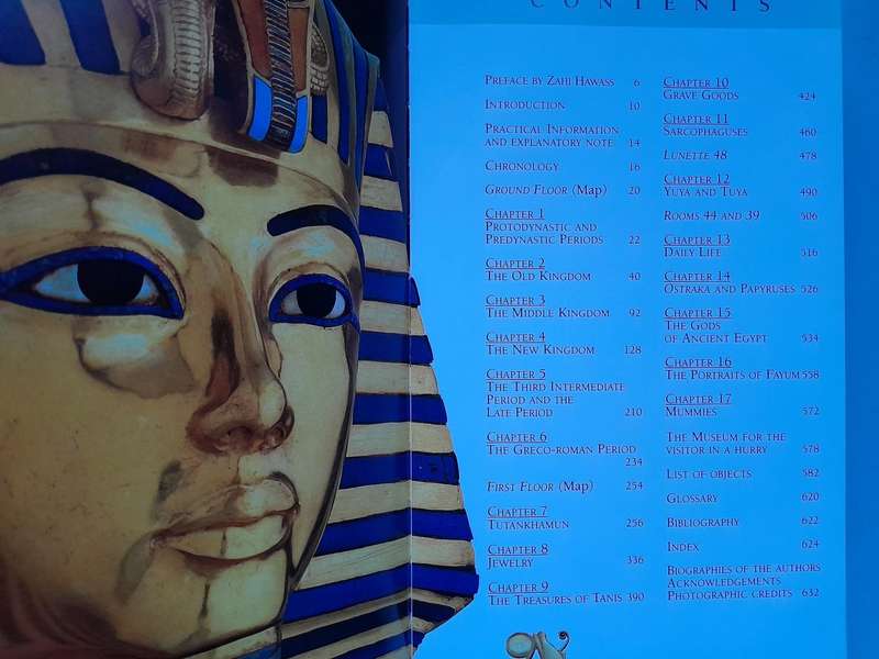 THE TREASURES OF ANCIENT EGYPT - THE COLLECTION OF THE EGYPTIAN MUSEUM IN CAIRO.