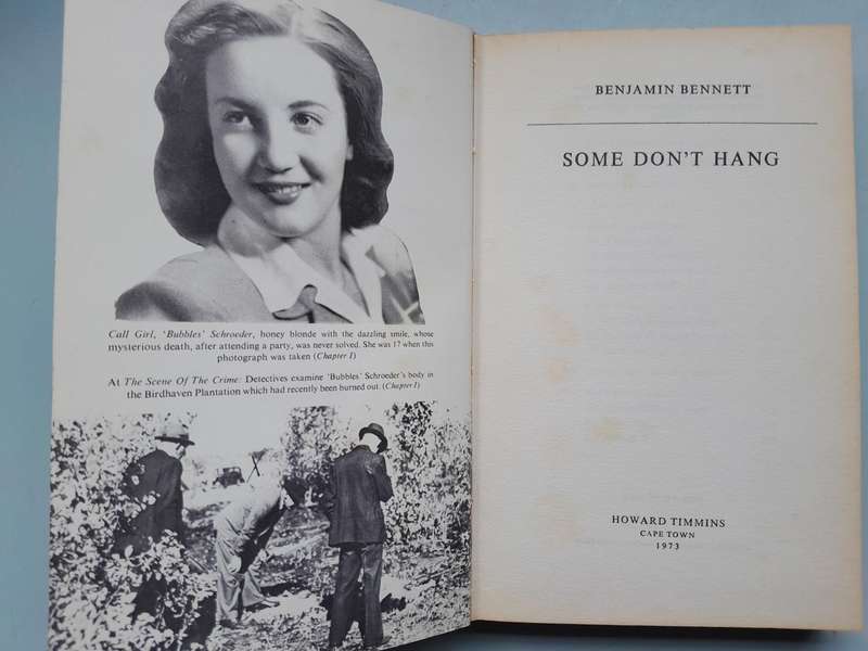 SOME DON'T HANG - BENJAMIN BENNETT.