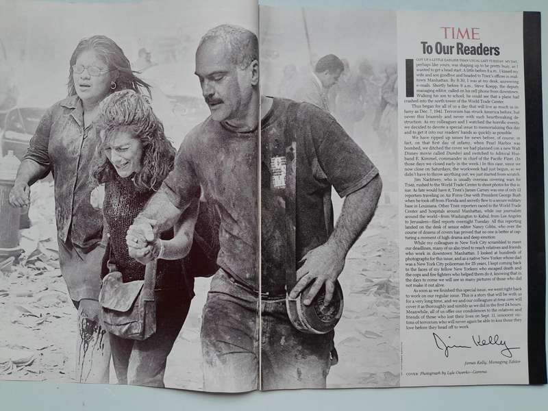 Time Magazine - Commemorative issue September 11 2001 and Special Issue September 24, 2001.