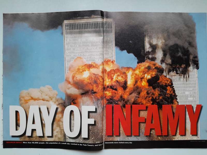 Time Magazine - Commemorative issue September 11 2001 and Special Issue September 24, 2001.