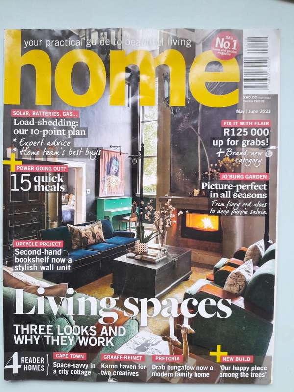 HOME MAGAZINE - August 2021, September 2021, March 2022, May/June 2022 and May/June 2023. (5 Mags)