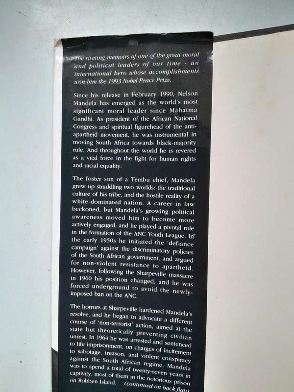 LONG WALK TO FREEDOM - NELSON MANDELA