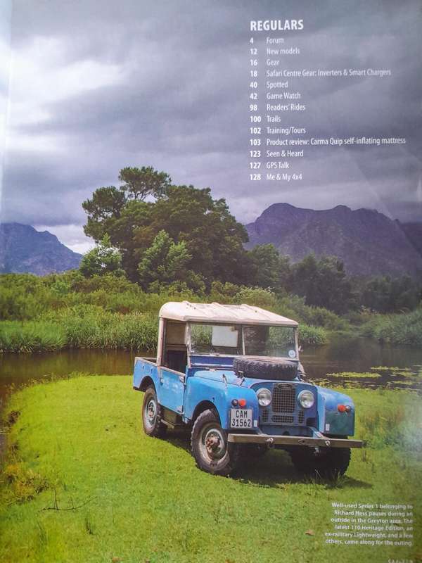 SA 4x4 LAND ROVER Special Edition - April 2016