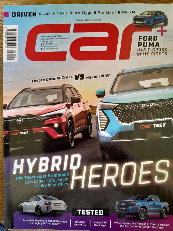CAR MAGAZINE - May 2023, October 2023,December 2023, May 2024 and Adventure Africa issue 11.