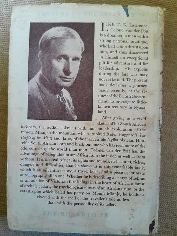 Venture to the Interior - Laurens van der Post - 1952 Edition