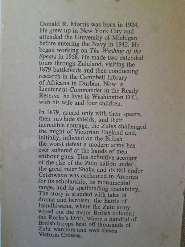 The Washing of the Spears - Donald R. Morris - 1976 Edition
