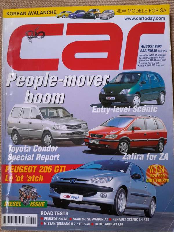 CAR MAGAZINE - August 2000 and December 2000.