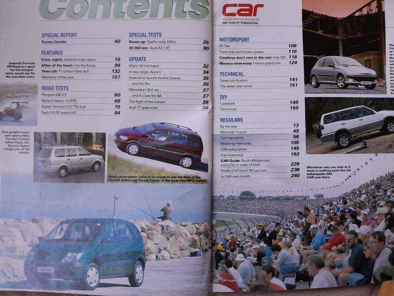 CAR MAGAZINE - August 2000 and December 2000.