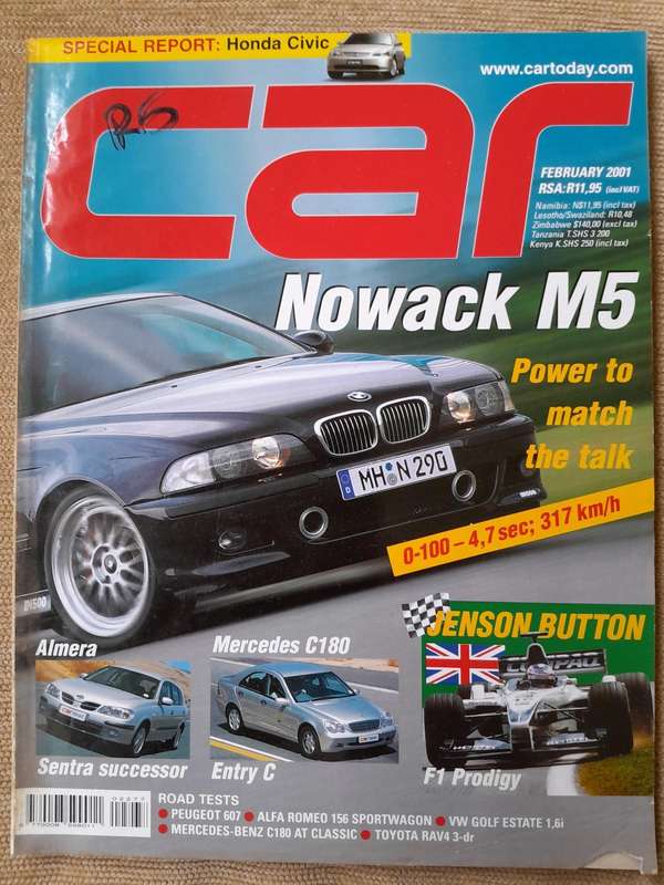 CAR MAGAZINE - February 2001 and August 2004.