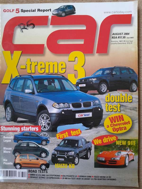 CAR MAGAZINE - February 2001 and August 2004.