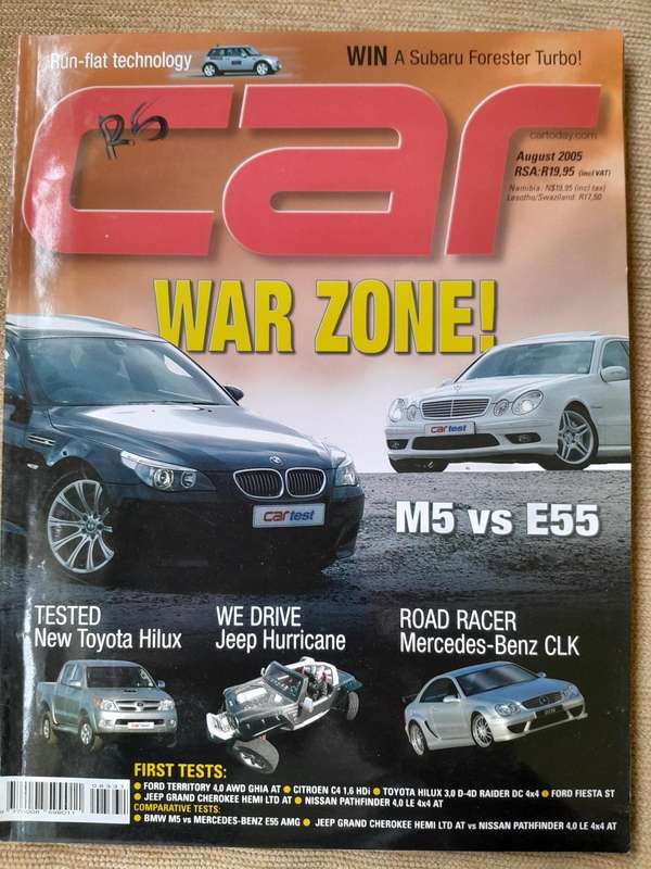 CAR MAGAZINE - January 2005 and August 2005.