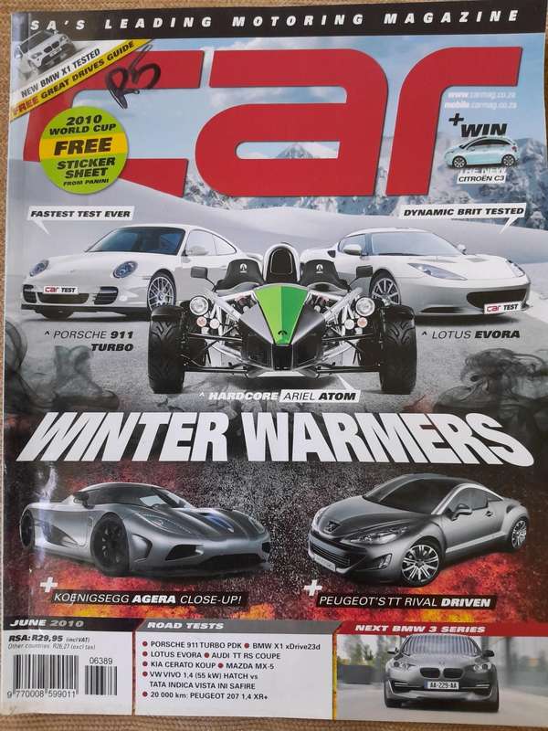 CAR MAGAZINE - June 2010 and October 2016