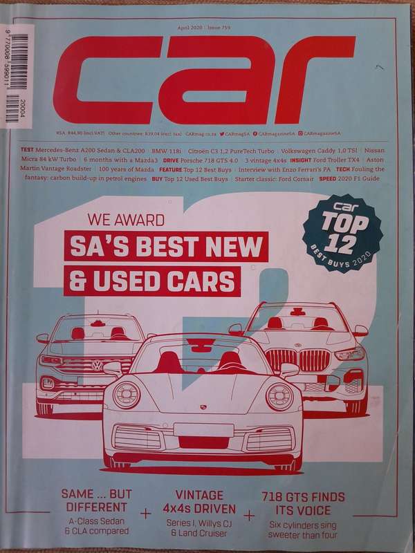 CAR MAGAZINE - April 2020 and December 2021.