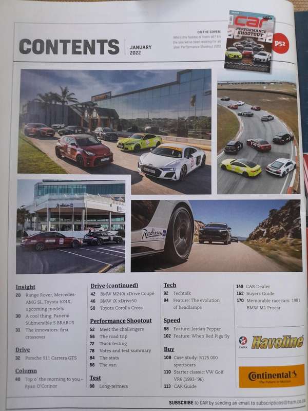 CAR MAGAZINE - January 2022 and February 2022.